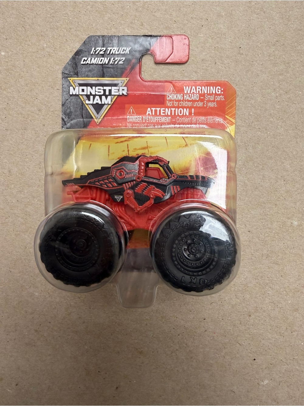 Monster Jam Son-Uva Digger 1:72 Mini Monster Truck Red Black Spin Master 2026